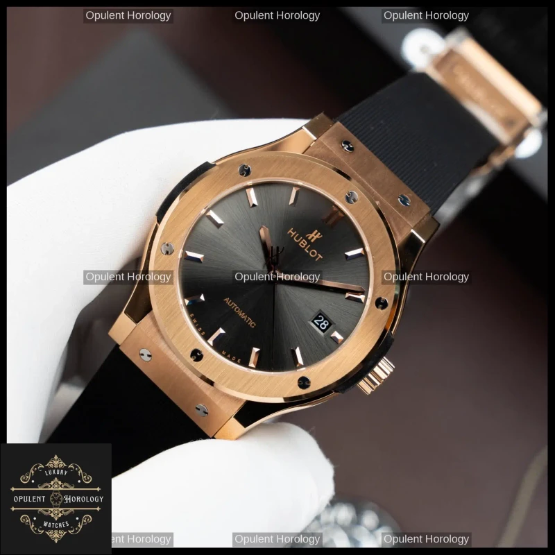 Hublot Classic Fusion King Gold Grey Dial Automatic SW300 42mm