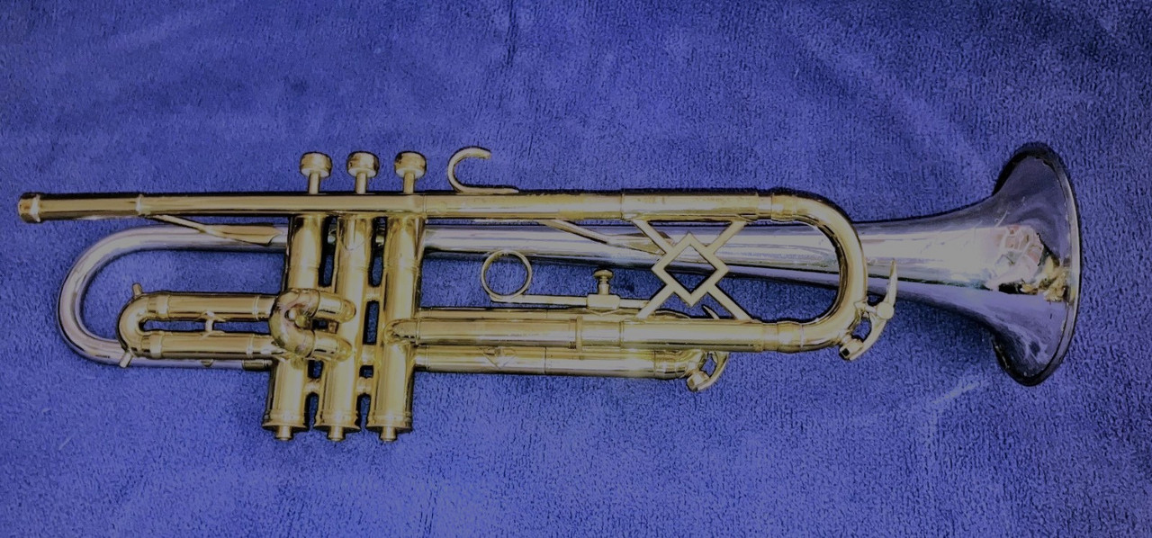 King 1946 Liberty Silvertone Trumpet sn 265779 (8)