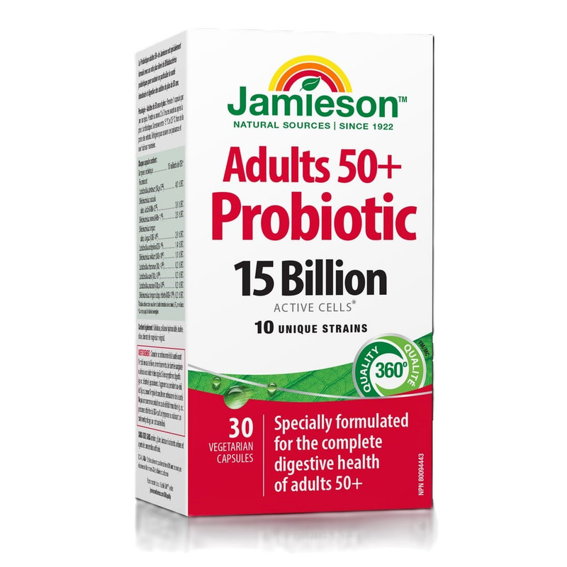 Jamieson Adult 50+ Probiotic Complex Vegetarian Caps 30'S 