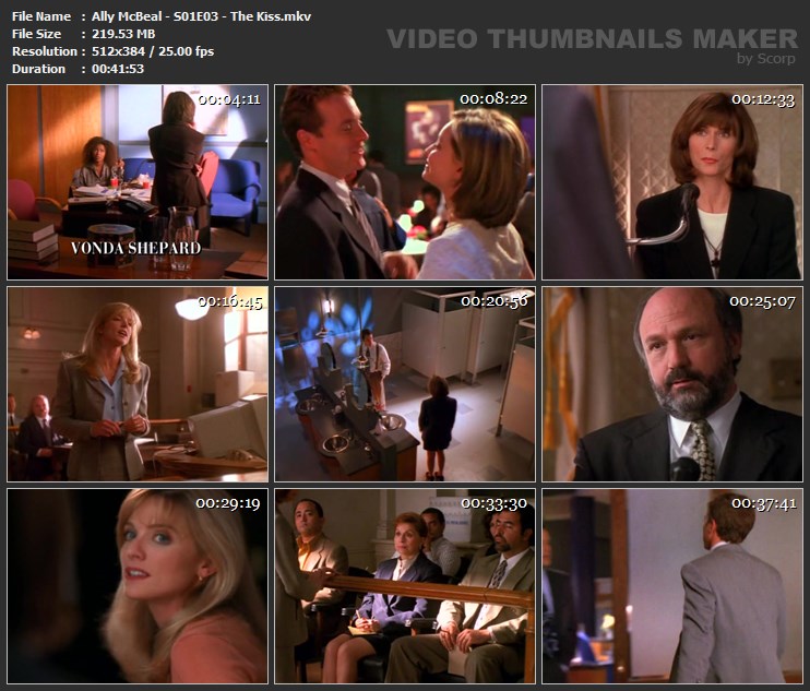 Ally McBeal - S01E03 - The Kiss.mkv