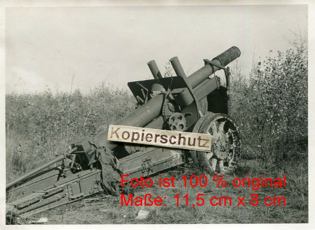 schweres Geschütz Beute