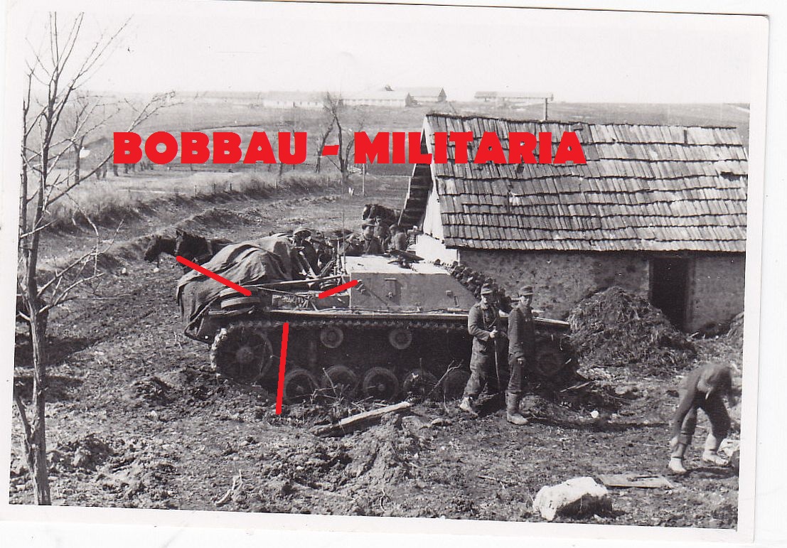 Sturmgeschütz STUG III mit Namen KÜHNE an der Fr