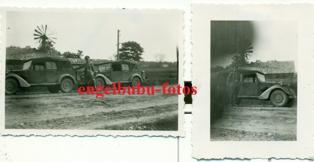 POLIZEI-FAHRZEUG - KÜBELWAGEN - POLEN - WINDMÜHL