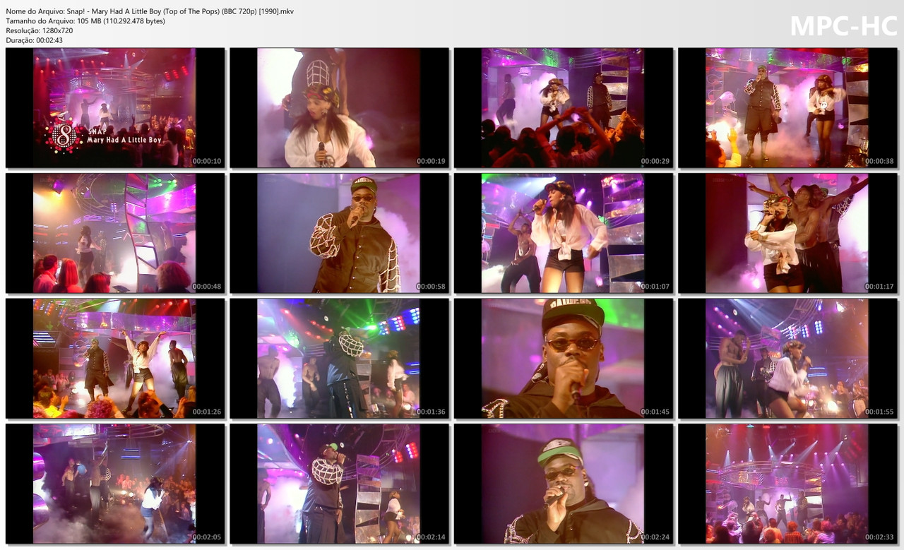 Snap! - Mary Had A Little Boy (Top of The Pops) (BBC HD 720p) [20.12.1990]