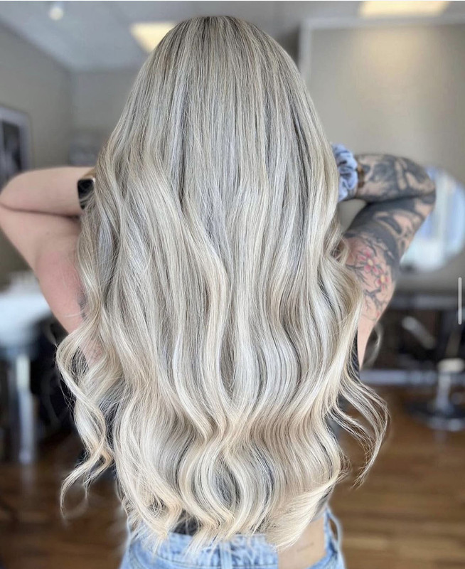 Blonde summer hair