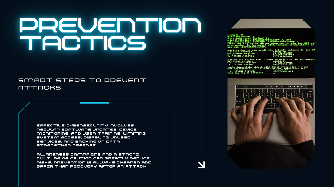 Blue Futuristic Modern Cyber Security Presentation