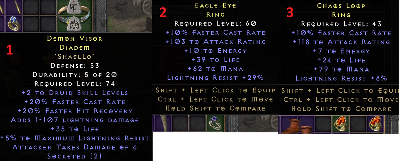 Two Bvc Rings And 2os Druid Circ For Fg Topic D2jsp