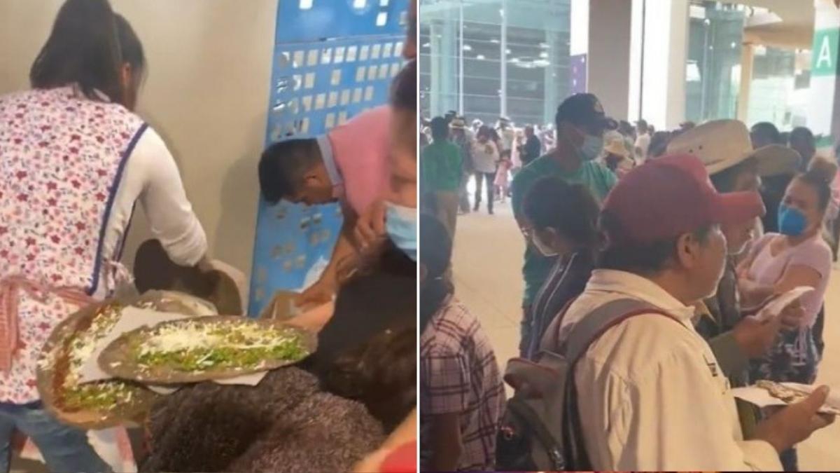 AMLO propone un puesto de garnachas en AIFA tras ‘éxito’ de Tlayudas