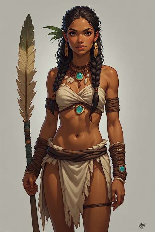 naked-polynesian-girl-warrior-(2)