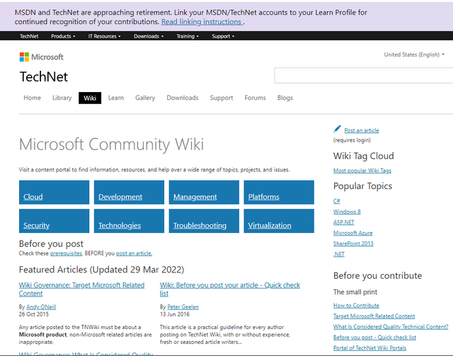 Technet Wiki