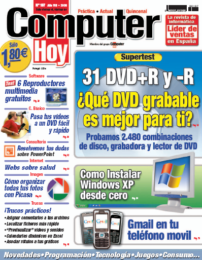 choy197 - Revistas Computer Hoy nº 190 al 215 [2006] [PDF] (vs)