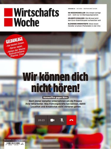 Cover: Wirtschaftswoche Magazin No 22 vom 26  Mai 2023