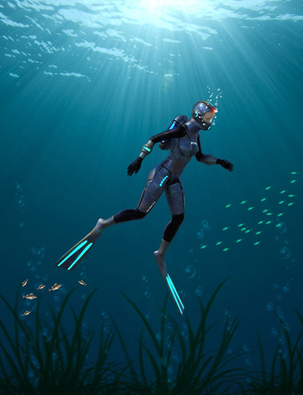 Deep Sea 6 Dive Suit for Genesis 8 Male(s) and Female(s) Deep Sea 6 Dive Suit for Genesis 8 Male(s) and Female(s)