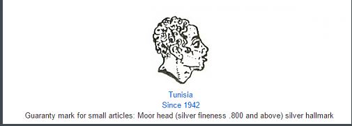 Silver mark man's head facing right - www.925-1000.com Silver mark man's head facing right - www.925-1000.com