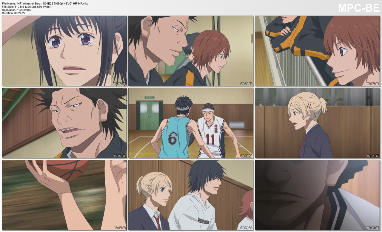 HR Ahiru no Sora 26 1080p HEVC Multi subs HR MF
