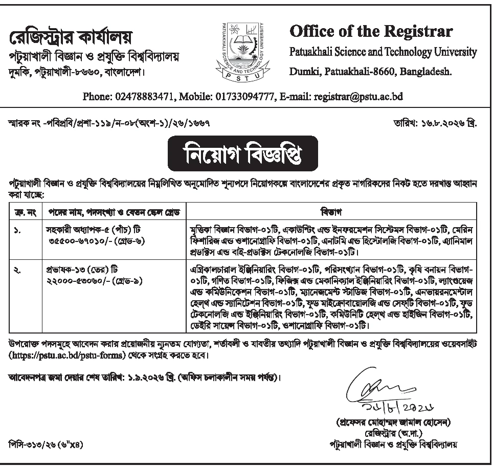 PUST-Job-Circular-2026