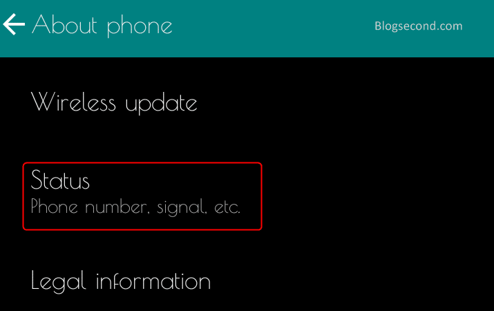 View the Mac address on Android