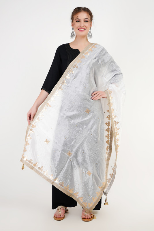 Sciarpa stola Way2Like Art seta Dupatta dolce Arif design sciarpe hijab designer - Foto 24 di 45