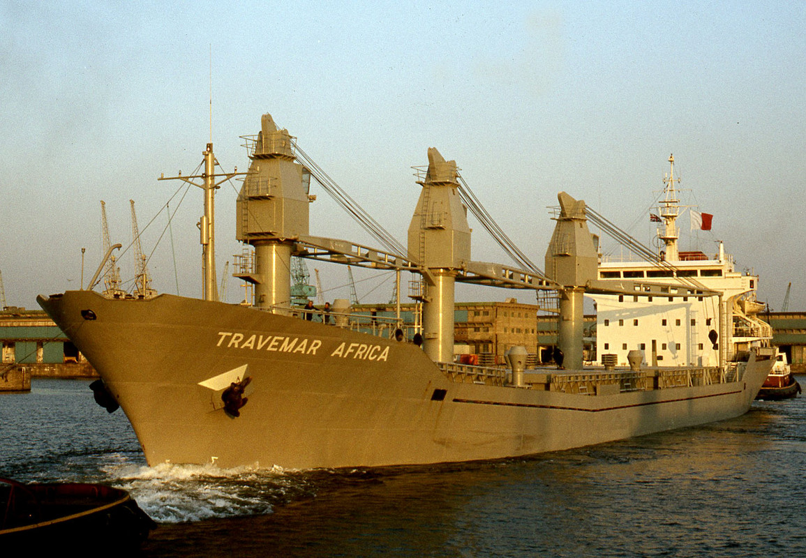 TRAVEMAR AFRICA  (3785a)[GC2G](Esp-1984)(12 May 1984-Liverpool-West-Gladstone-Gbr)(8216150)(© David 