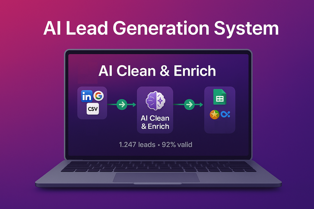 AI Lead Generation System project