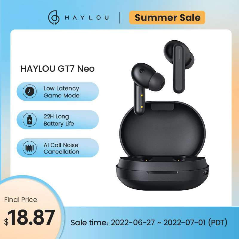 AliExpress: HAYLOU GT7 Neo TWS V5.2 - Auriculares inalámbricos
