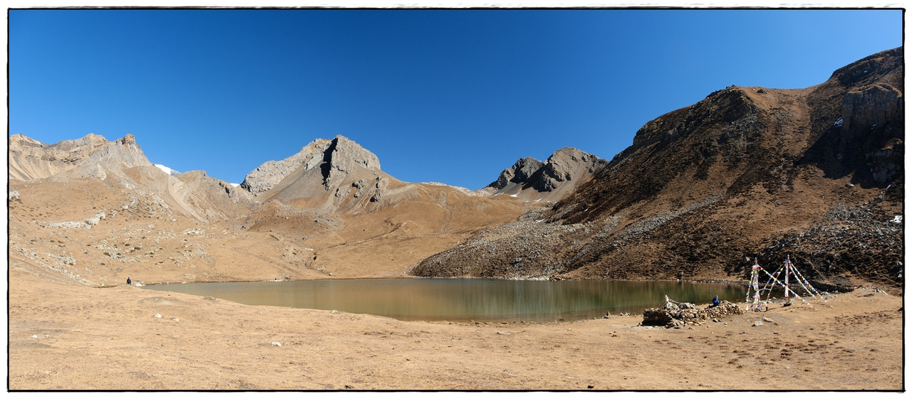 Trekking en Nepal: Annapurna Circuit y Mardi Himal - Blogs de Nepal - AC día 5: Ice Lake (4636 m) i/v desde Bhraka (3500 m) (7)