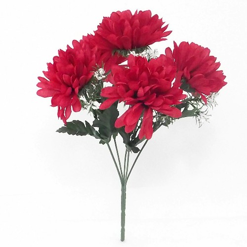 Details About Beautiful Ball Mum Artificial Bush With Gyp Best Indoor Outdoor Use