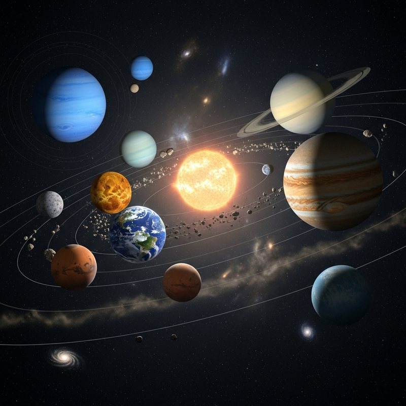 3D Solar System CSS animation