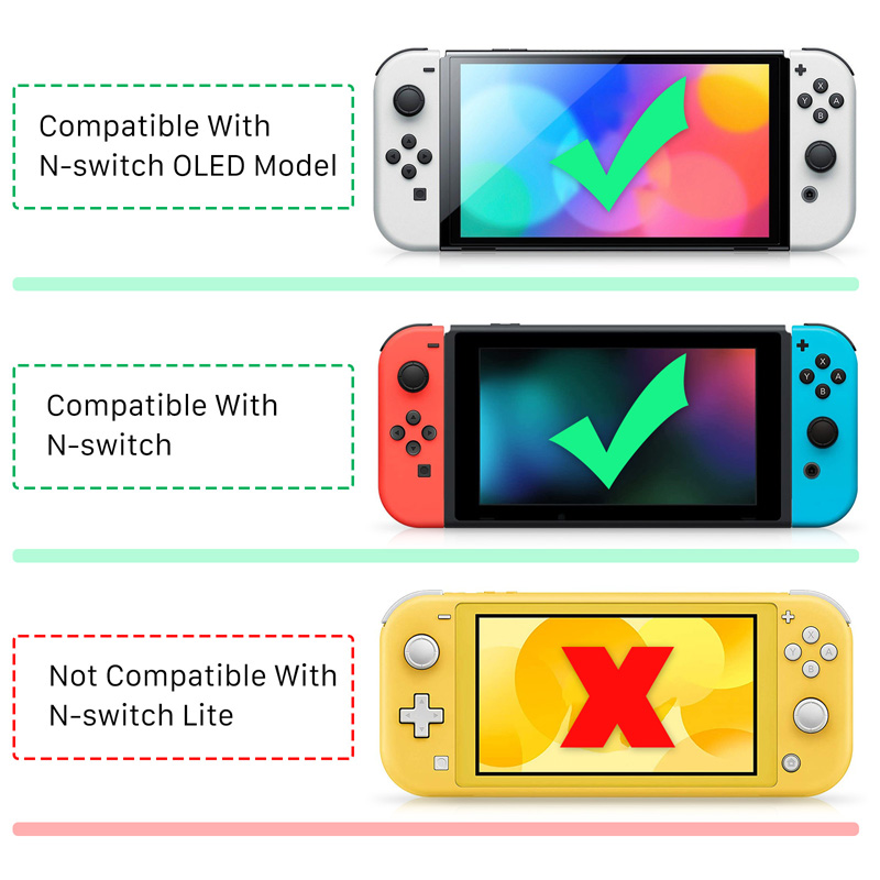 Flip Grip avec la console Switch et les Joy-Cons