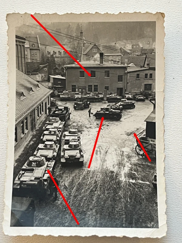Foto Tschechien Panzer Rgt Sammelstelle Tanks TOP Aufnahme