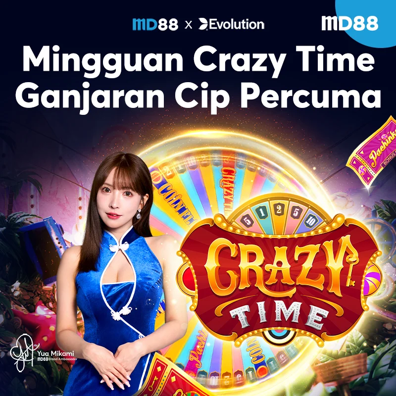 Hadiah Cip Percuma Mingguan Crazy Time! ##Crazy Time Semakin Gila, Dapatkan Cip Percuma Setiap Minggu!