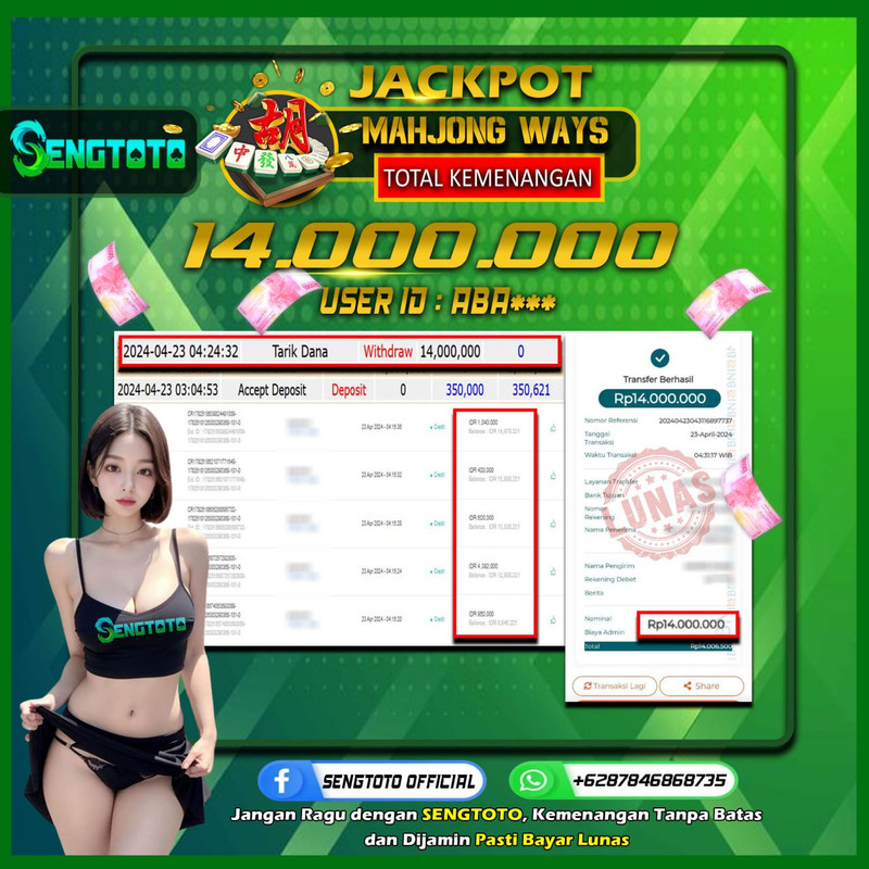 BUKTI PEMBAYARAN SLOT MAHJONG WAYS