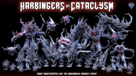 Mini Monster Mayhem – Harbingers of Cataclysm – 3D Print Model