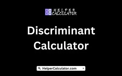 Discriminant Calculator