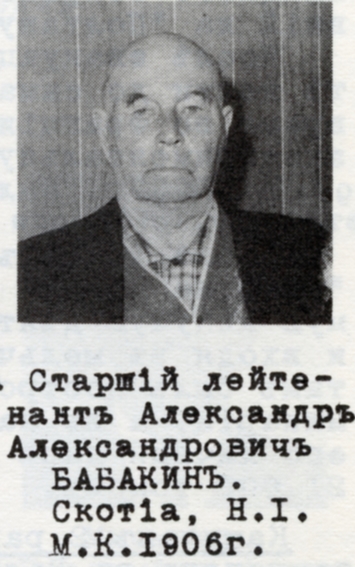 Бабакин А. А.
