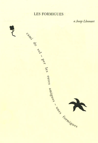 Les formigues, de Joan Salvat-Papasseit