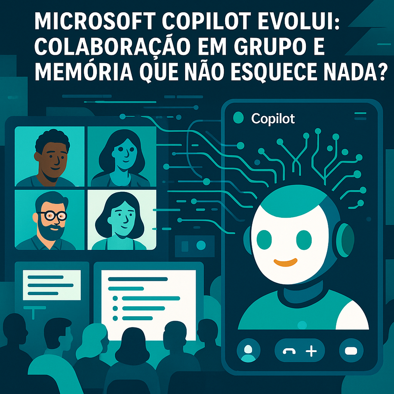 📘 Microsoft Copilot Evolui: Colaboração em Grupo e Memória que Não Esquece Nada