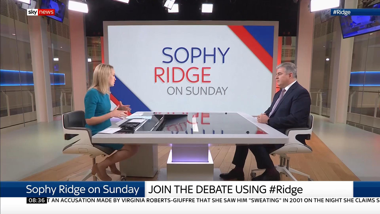 17 November - 08.30.00 - Sophy Ridge On Sunday. A new kind of po