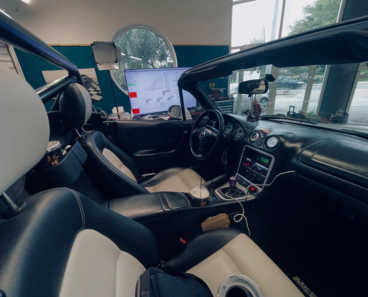 Mazda Miata 1.6 turbo dyno tuned MS3 ECU 220hp