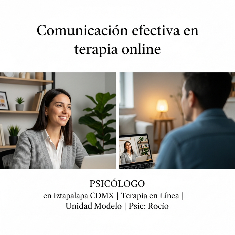 Comunicación efectiva en terapia online