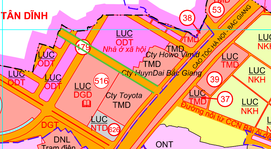 phuong Bac Giang tinh Bac Ninh duong se mo 24 01 Đường sẽ mở ở phường Bắc Giang, tỉnh Bắc Ninh
