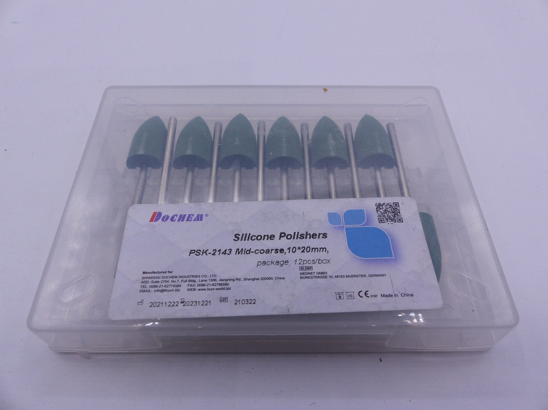 DOCHEM PSK2143 SILICONE POLISHERS MID-COARSE 10*20MM 12pack DOCHEM PSK2143 SILICONE POLISHERS MID-COARSE 10*20MM 12pack
