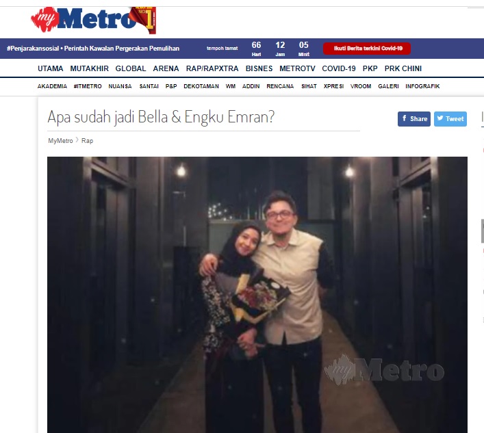 Laudya Cynthia Bella, Engku Emran