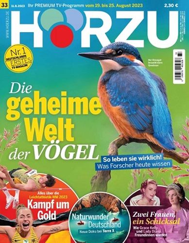 Cover: Hörzu Fernsehzeitschrift No 33 vom 11  August 2023