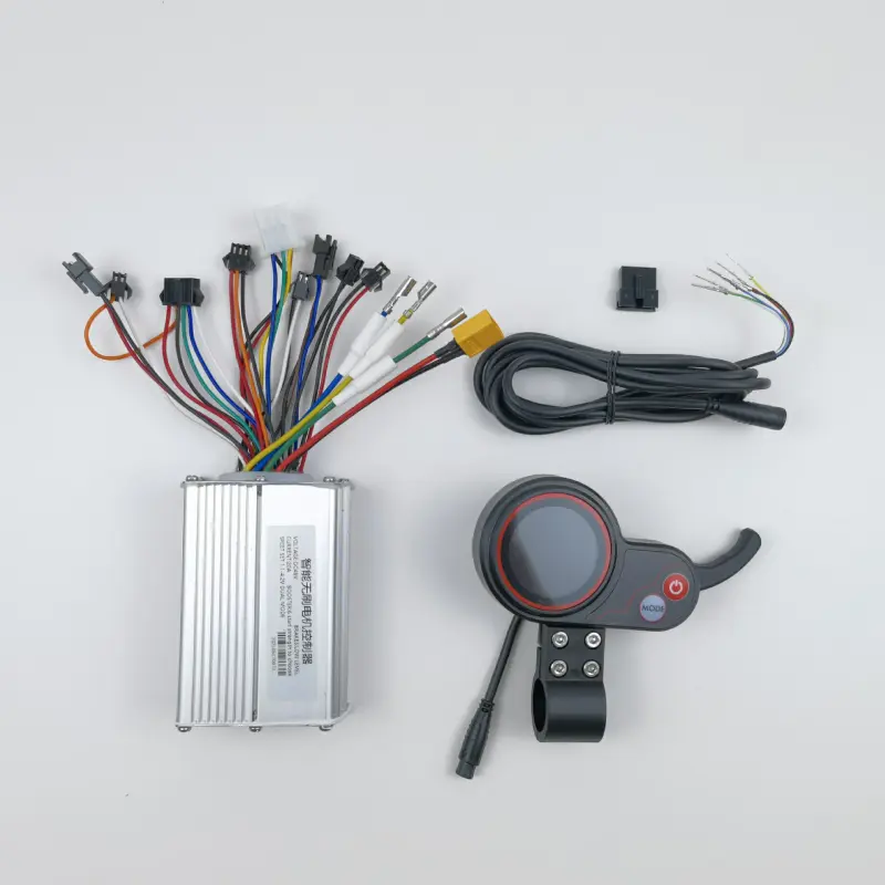 zella.bg | Комплект контролер + дисплей с лост за газ за електрически  велосипед скутер 48V 500W 1000W схема