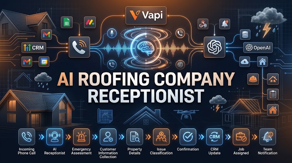 AI Roofing Company Receptionist