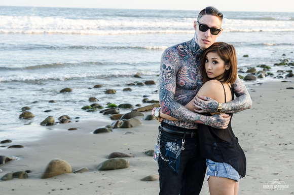 Trace Cyrus and Brenda Song