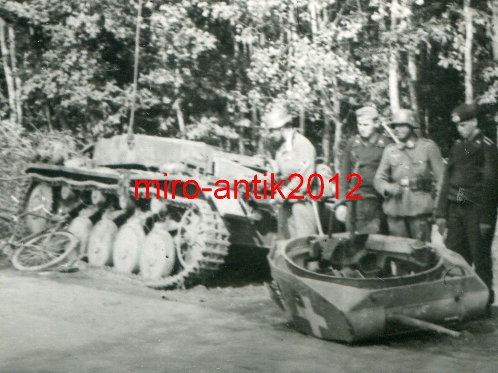 Foto, Panzerregiment 1, Nahaufnahme, zerstörter 