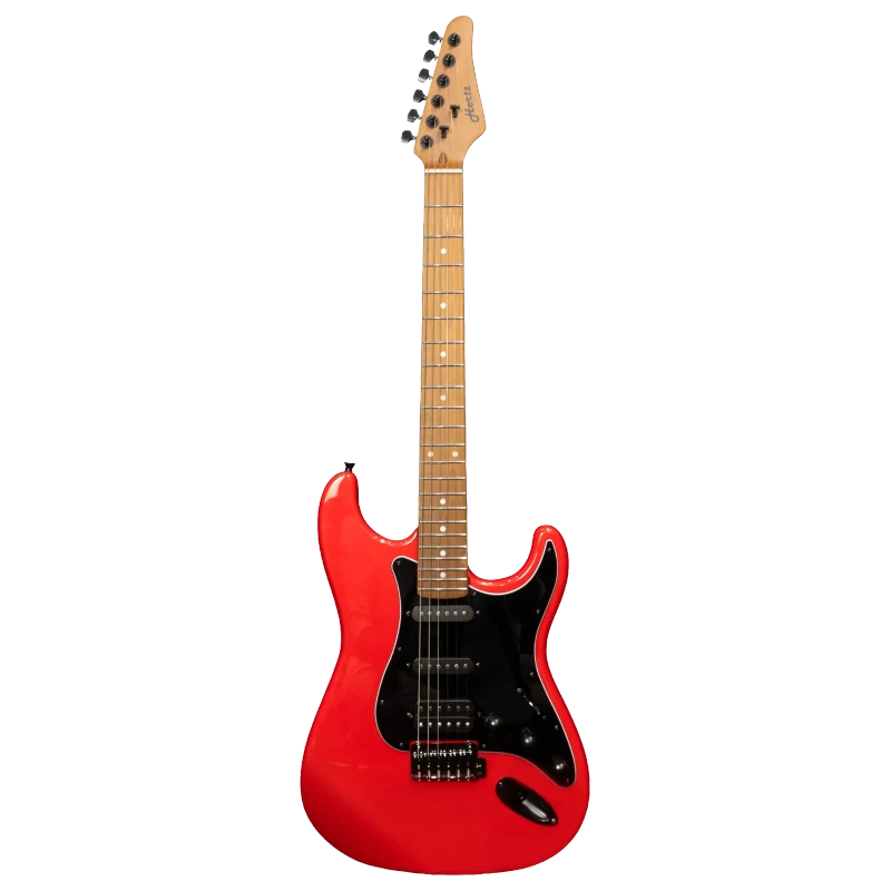 HERTZ HZ-STMP Pro HSS Electric Guitar | SuperStrat Style | Cherry Red