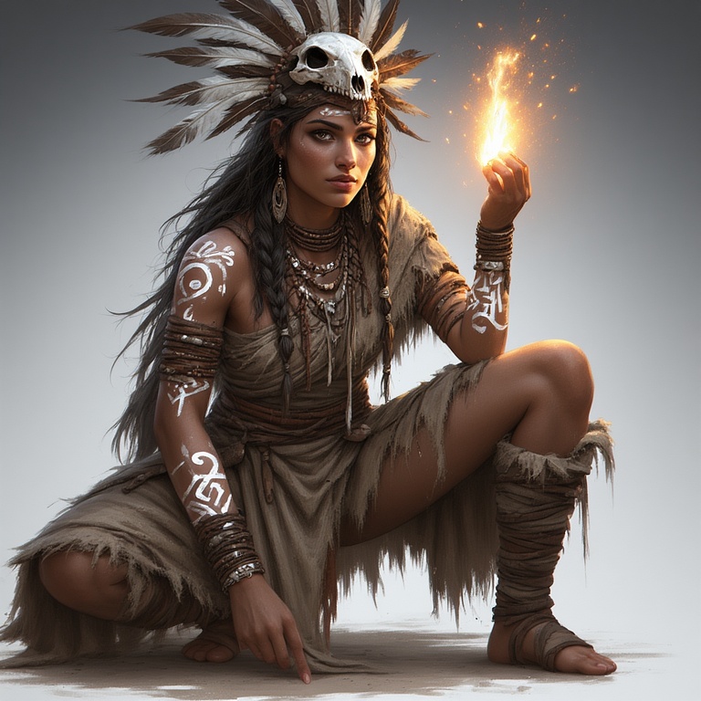 A-powerful-tribal-warrior-woma-(20)